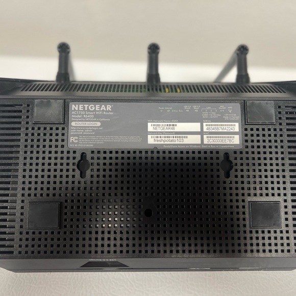 Netgear Smart WiFi Router R6400 Wireless Dual Band Gigabit Internet AC1750 - Picture 8 of 8